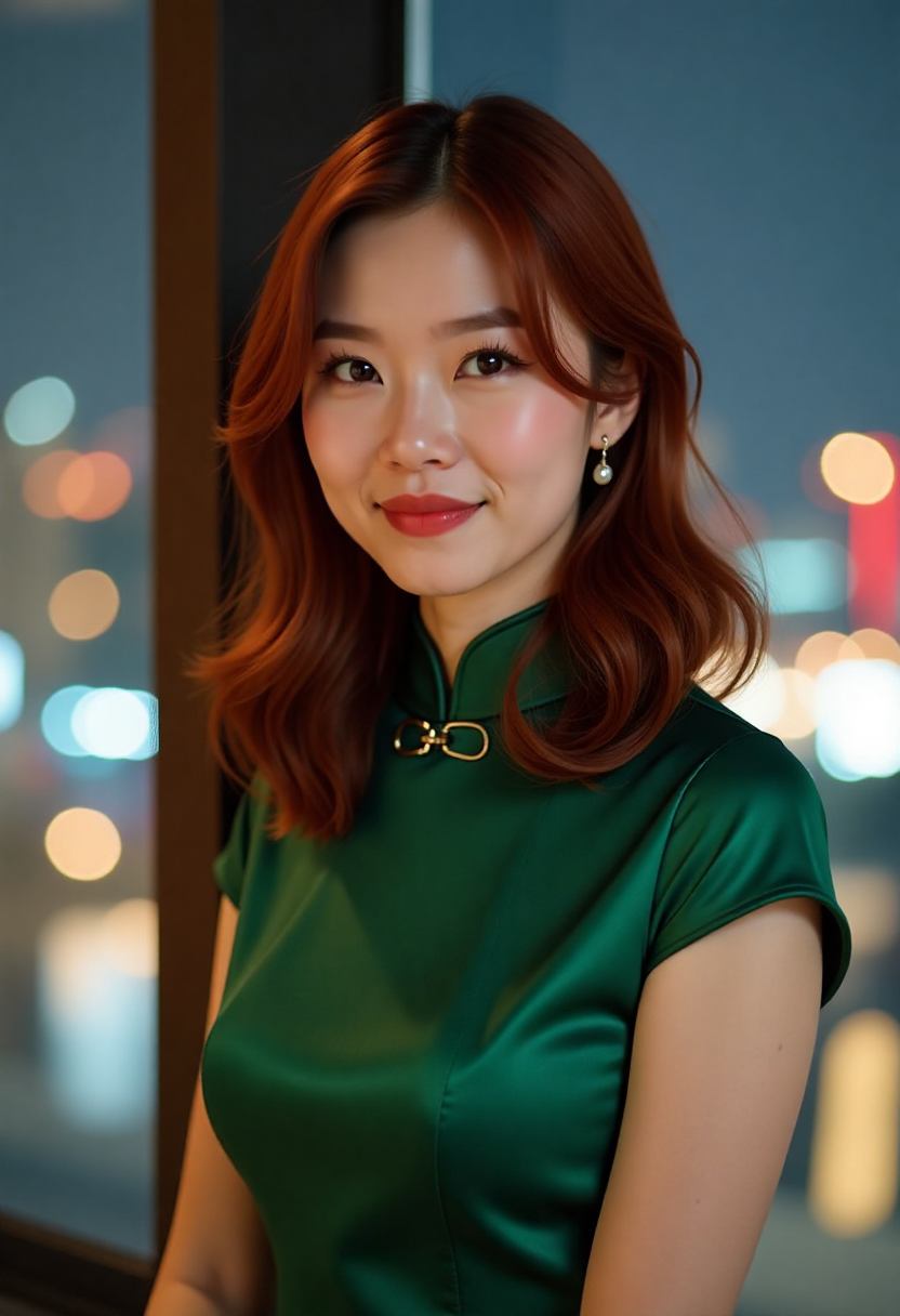 女孩整理图书馆书籍